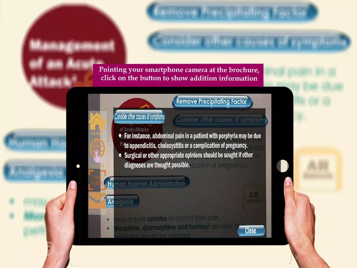 Ảnh chụp màn hình của Medical By AR iPad 
