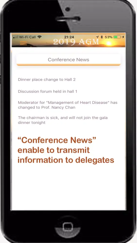Conference-Congress App Screenshots