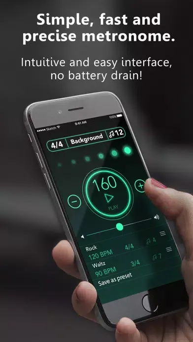 Pro metronome: tap your tempo Screenshots