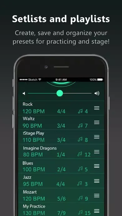 Pro metronome: tap your tempo Screenshots