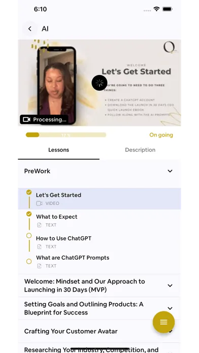Zrzuty ekranu CEO Quick Launch