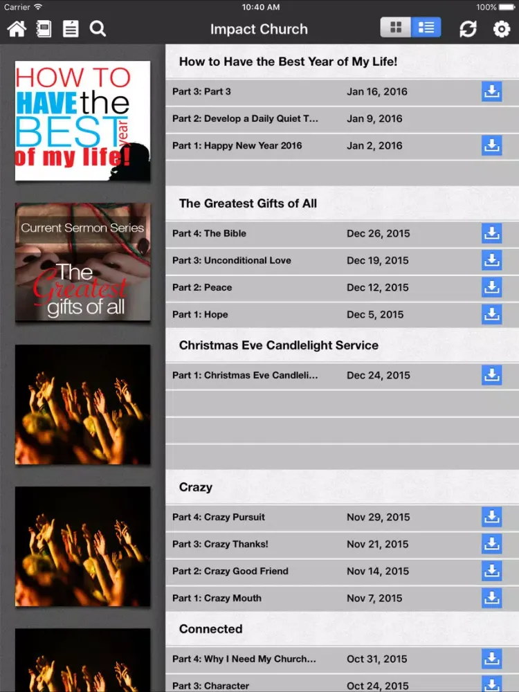 Screenshot di Sermon Note App iPad 