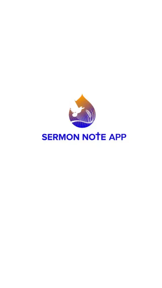 Screenshot di Sermon Note App