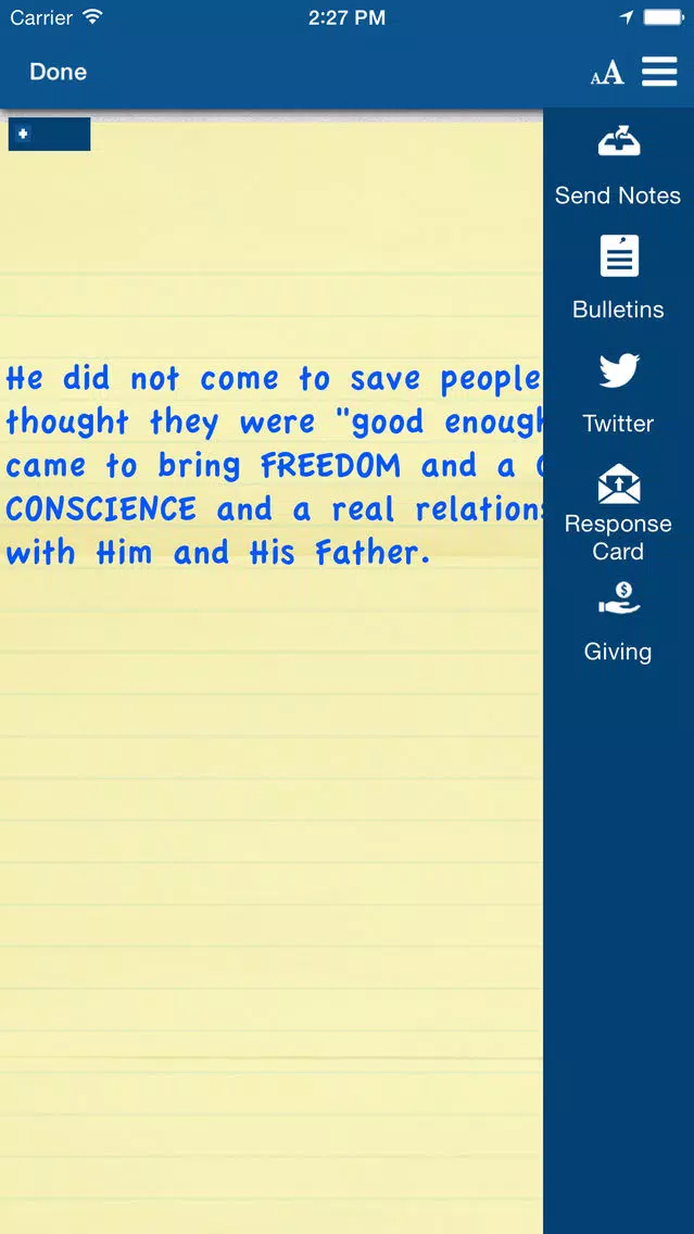 Sermon Note App スクリーンショット