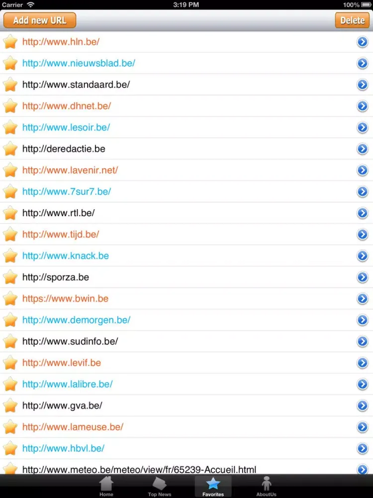 Belgium News iPad  Screenshots