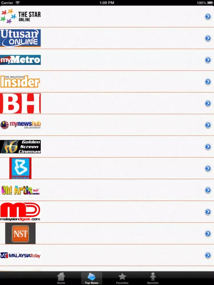Malaysia News. iPad  स्क्रीनशॉट