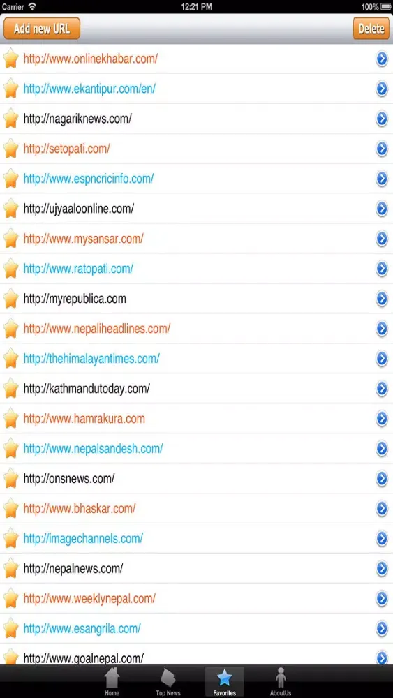 Zrzuty ekranu Nepal News