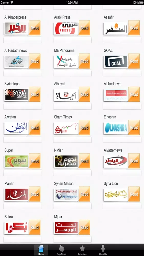Capturas de pantalla de Syrian News Paper