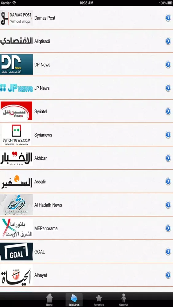 Capturas de pantalla de Syrian News Paper