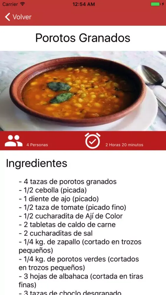 Comida Chilena 스크린샷