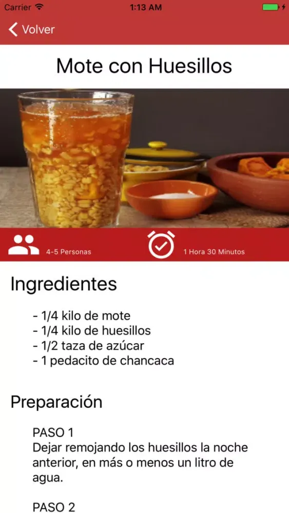Comida Chilena 스크린샷