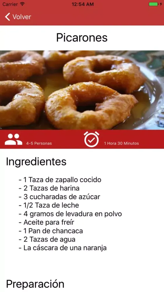 Comida Chilena 스크린샷
