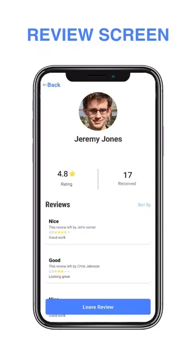 Zrzuty ekranu Pro Review Share
