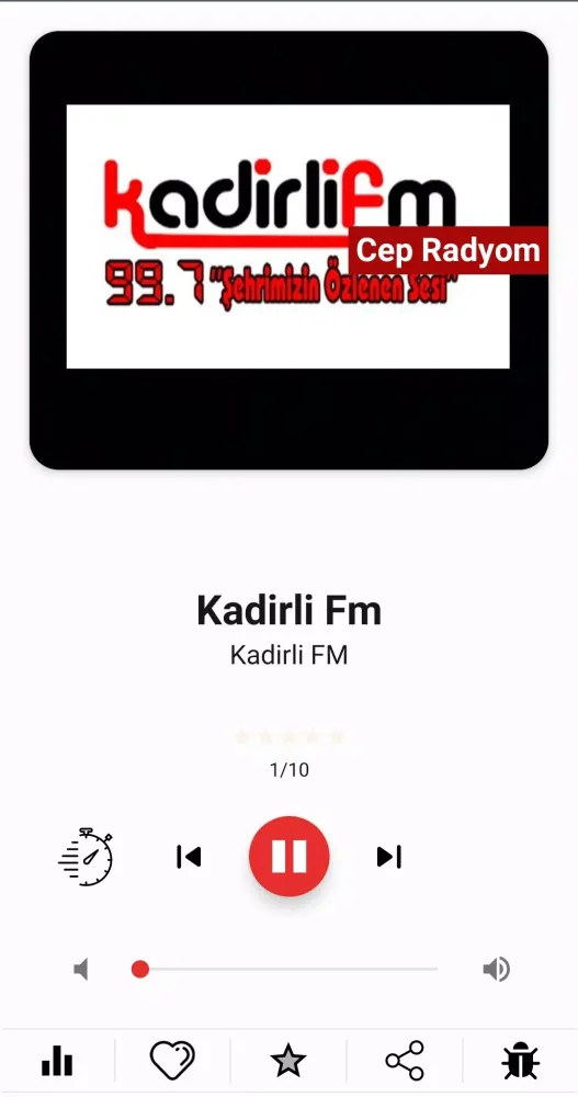 Ảnh chụp màn hình của Listen Radio - My Pocket Radio