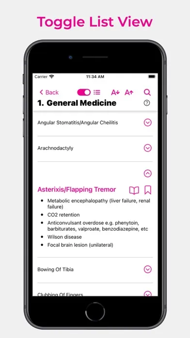 Capturas de pantalla de LB Medical Causes & DDx