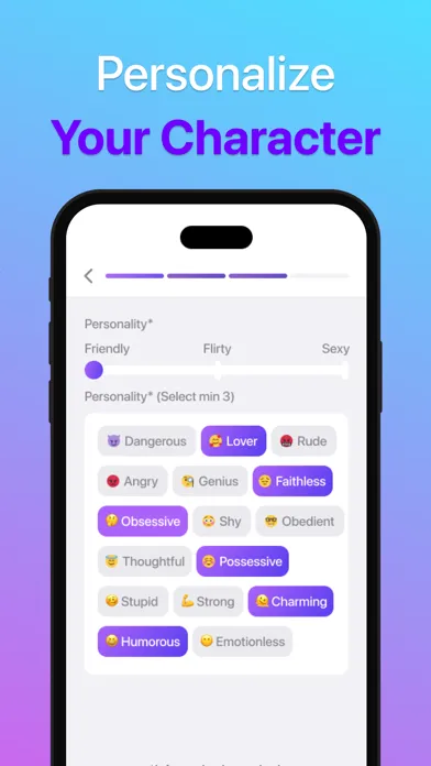 Capturas de pantalla de Chatty: AI Roleplay Characters