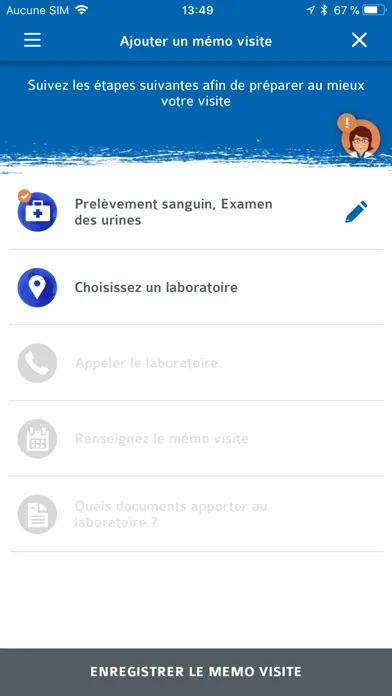 Zrzuty ekranu Mon laboratoire Cerballiance