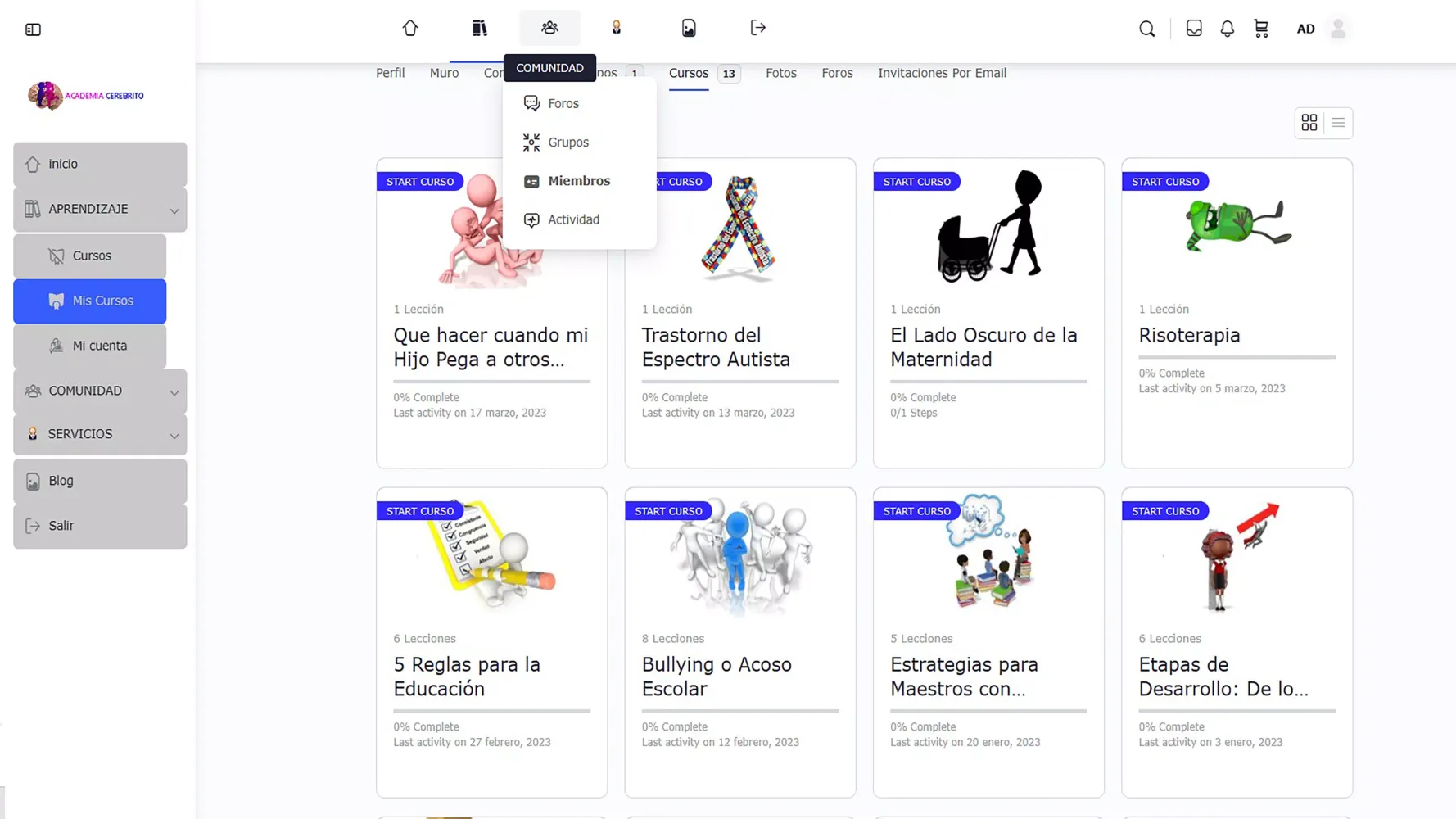 Academia Cerebrito Screenshots