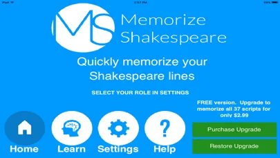 Memorize Shakespeare Screenshots