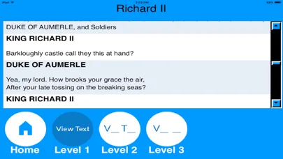 Memorize Shakespeare Screenshots