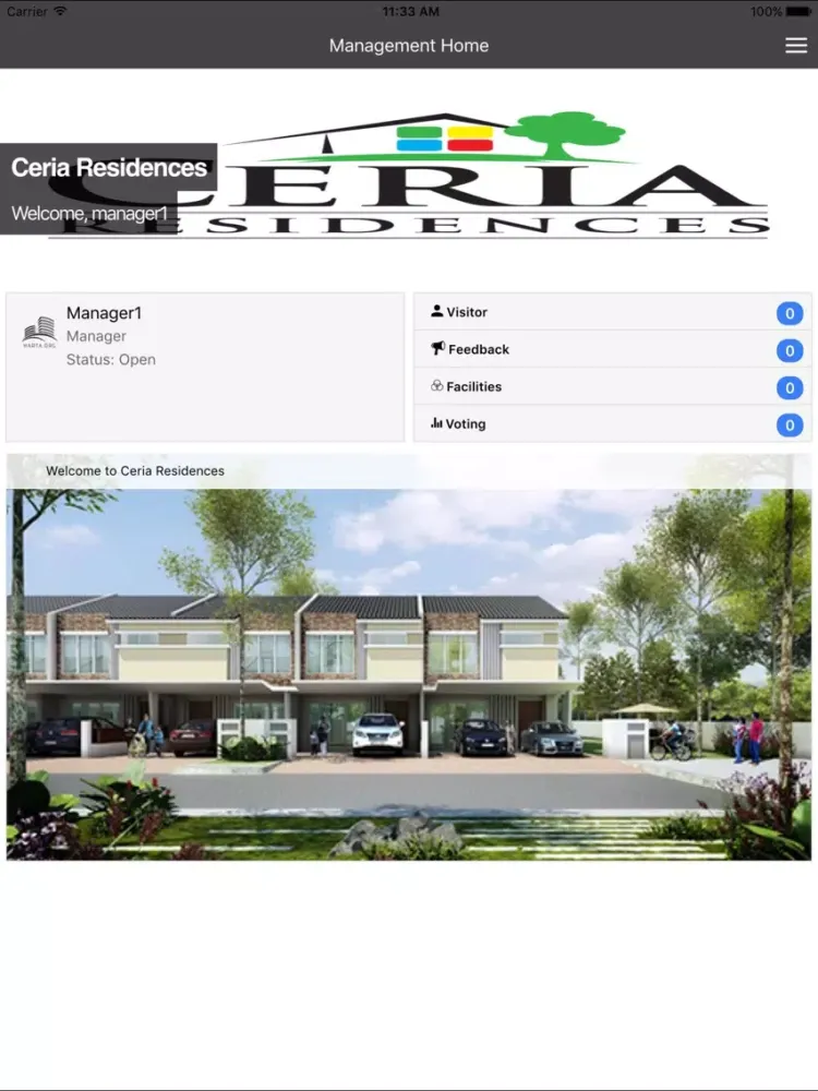 Captures d'écran de Ceria Residence for Management iPad 