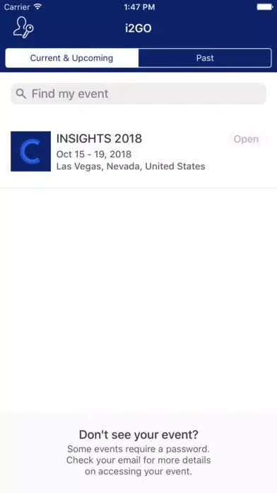 Ảnh chụp màn hình của i2GO: INSIGHTS 2018