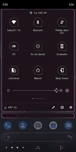Aurora - Substratum Theme Screenshots