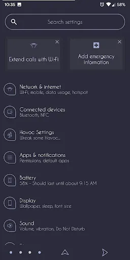 Aurora - Substratum Theme Screenshots