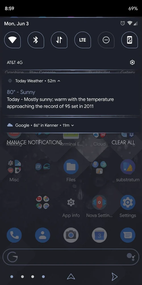 Aurora - Substratum Theme-screenshot-1