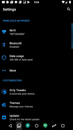 BigBlu Substratum Theme Screenshots