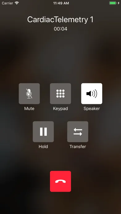 Capturas de pantalla de CareAware Connect Voice