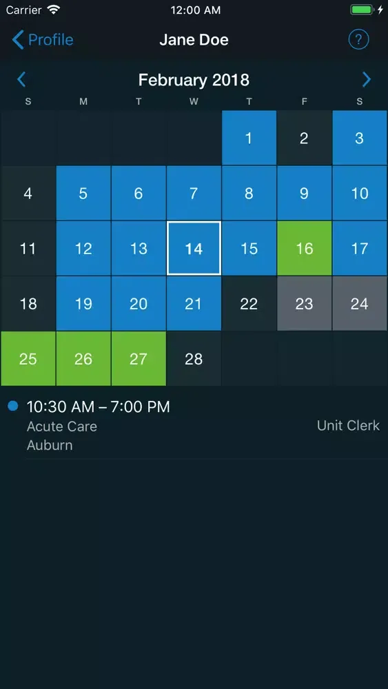 Zrzuty ekranu GoSchedule: Admin