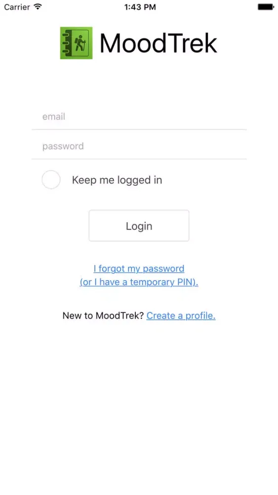 MoodTrek应用截图