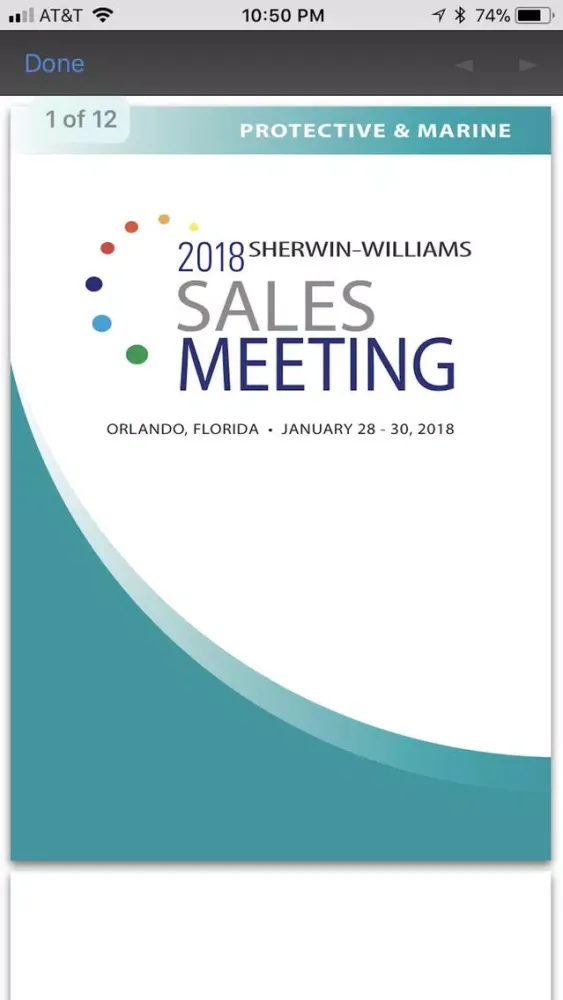 National Sales Meeting 2018 Screenshots