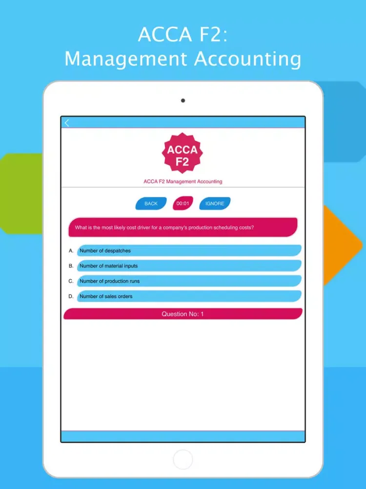 Скриншоты ACCA F2: Management Accounting iPad 