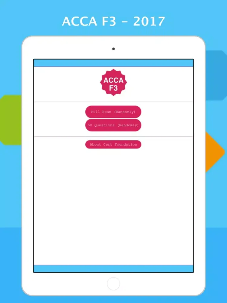 Скриншоты ACCA F3: Financial Accounting iPad 