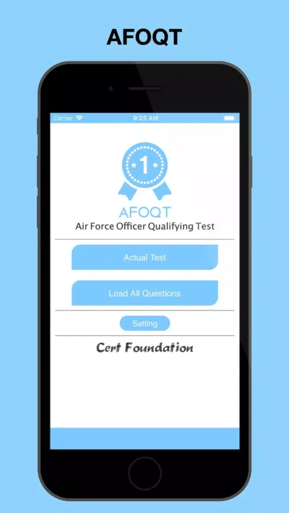Tangkapan layar AFOQT Test Prep