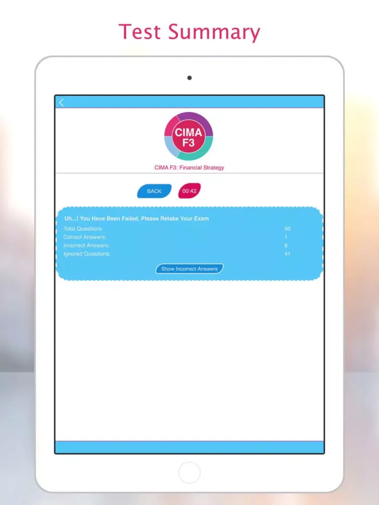 Capturas de tela do CIMA F3: Financial Strategy. iPad 