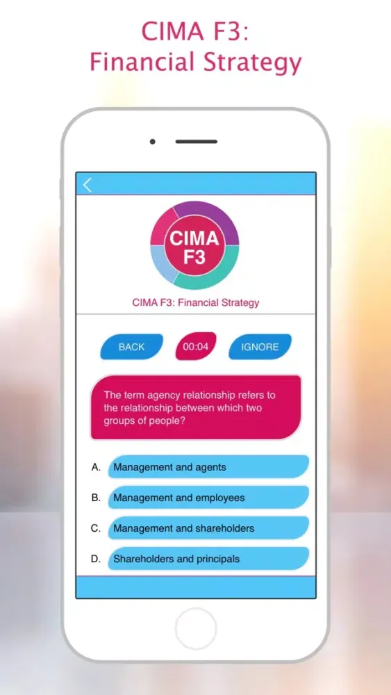 Capturas de tela do CIMA F3: Financial Strategy.