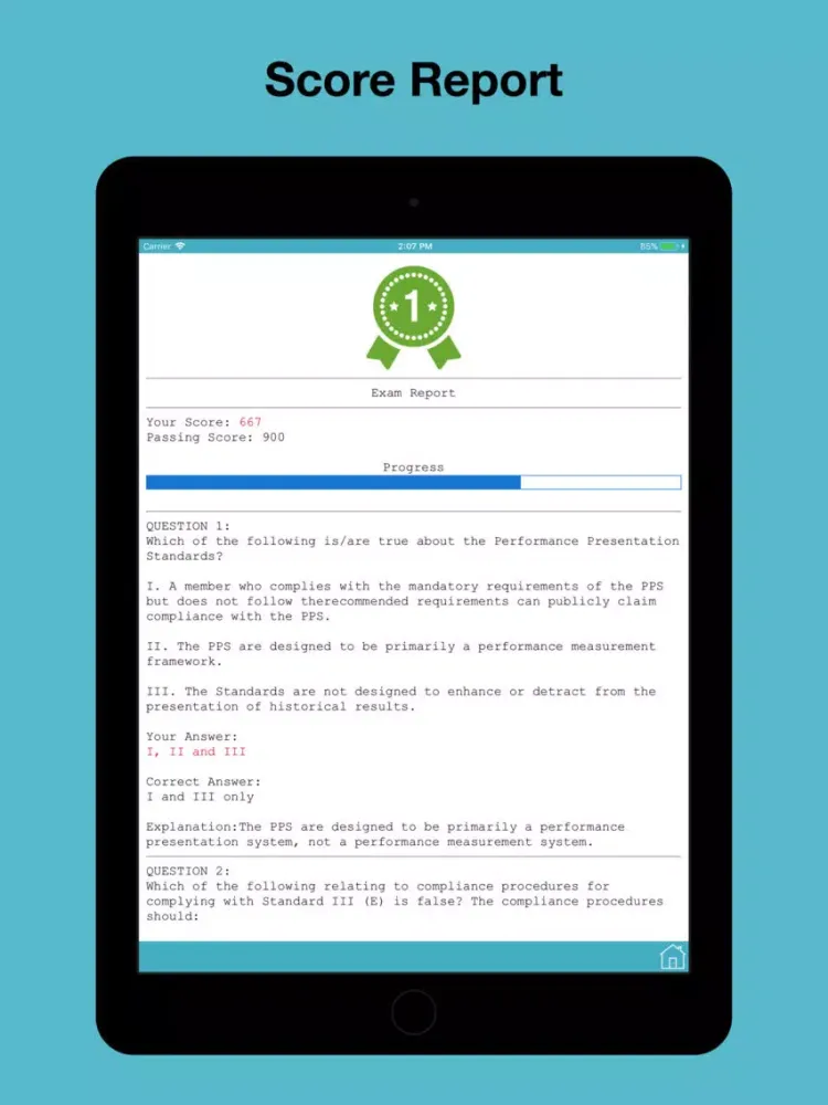 Screenshot di ISC2: CISSP Test Prep iPad 