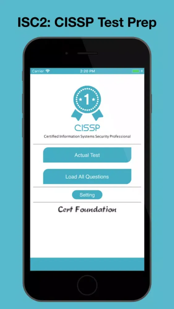 Screenshot di ISC2: CISSP Test Prep