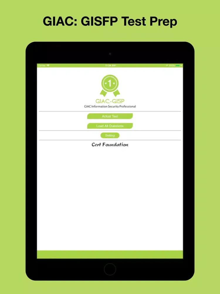 Screenshot di GIAC: GISP Test Prep iPad 