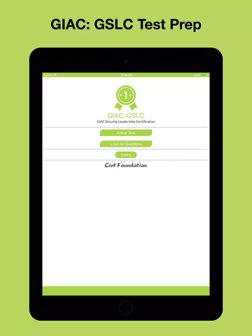 Ảnh chụp màn hình của GIAC: GSLC Test Prep iPad 