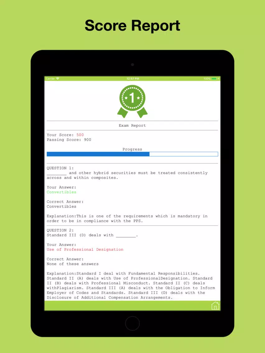 Ảnh chụp màn hình của GIAC: GSLC Test Prep iPad 