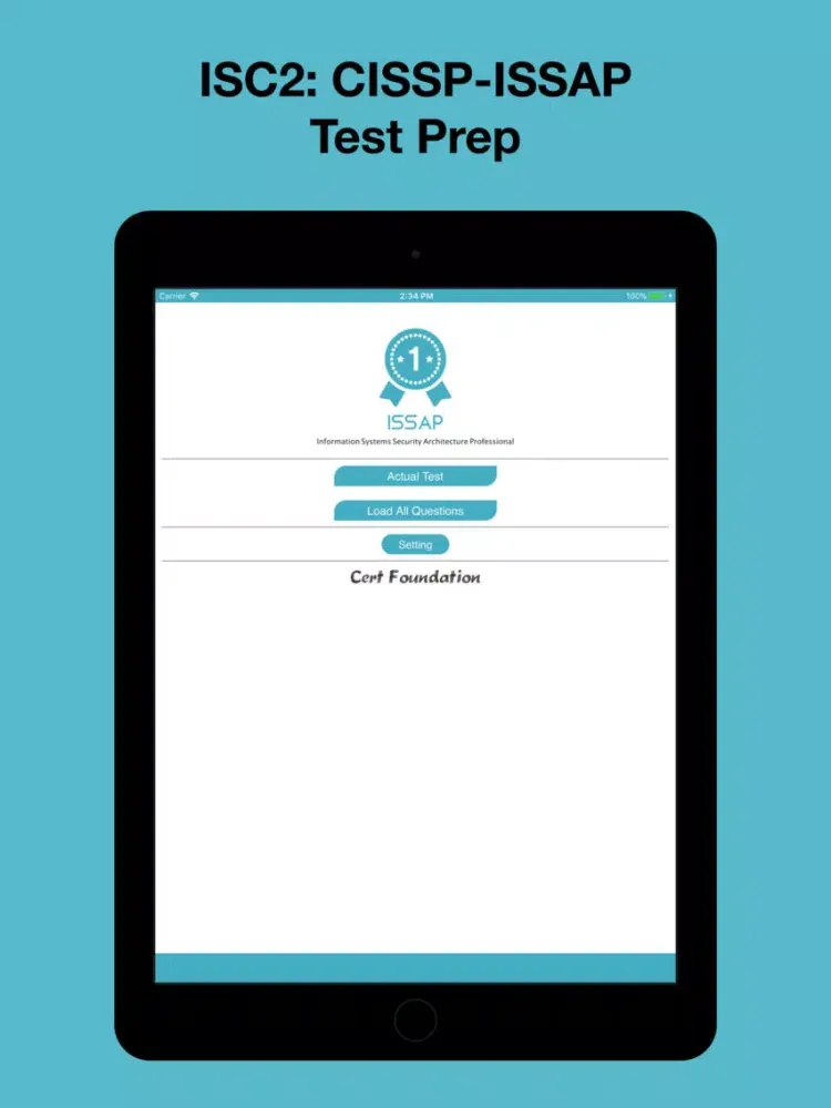 Zrzuty ekranu ISC2: CISSP-ISSAP Test Prep iPad 