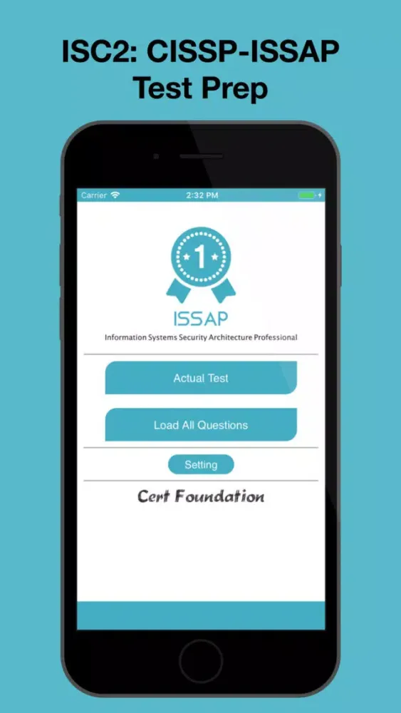 Zrzuty ekranu ISC2: CISSP-ISSAP Test Prep