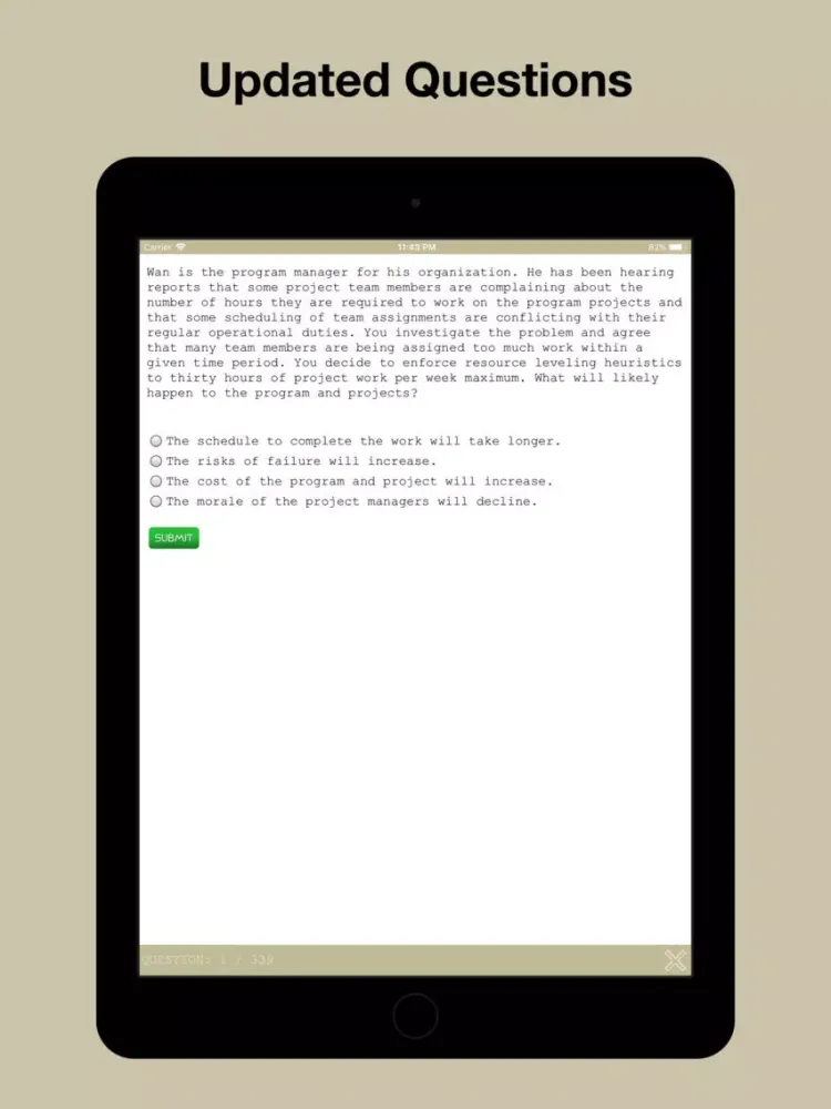 Скриншоты PMI-PgMP Test Prep iPad 