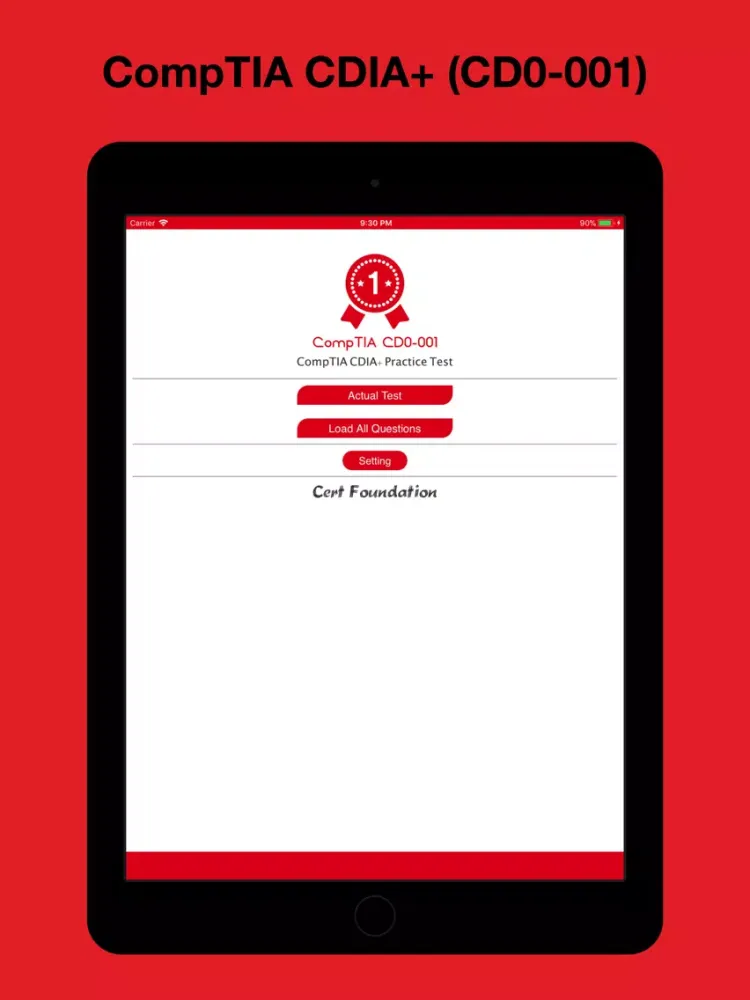 Скриншоты CompTIA CDIA+ (CD0-001) Prep iPad 