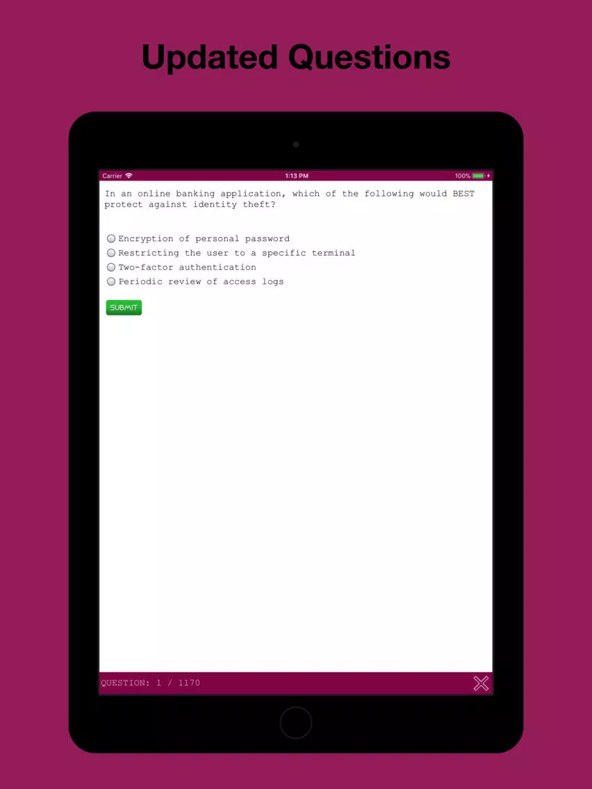 CISA Test Prep iPad 应用截图