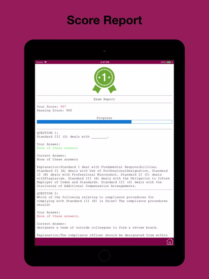 CISA Test Prep iPad 应用截图